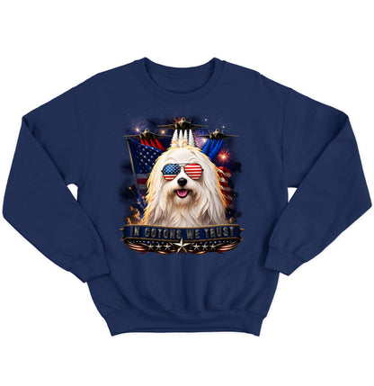 In Cotons de Tulear We Trust - Crewneck Sweatshirt