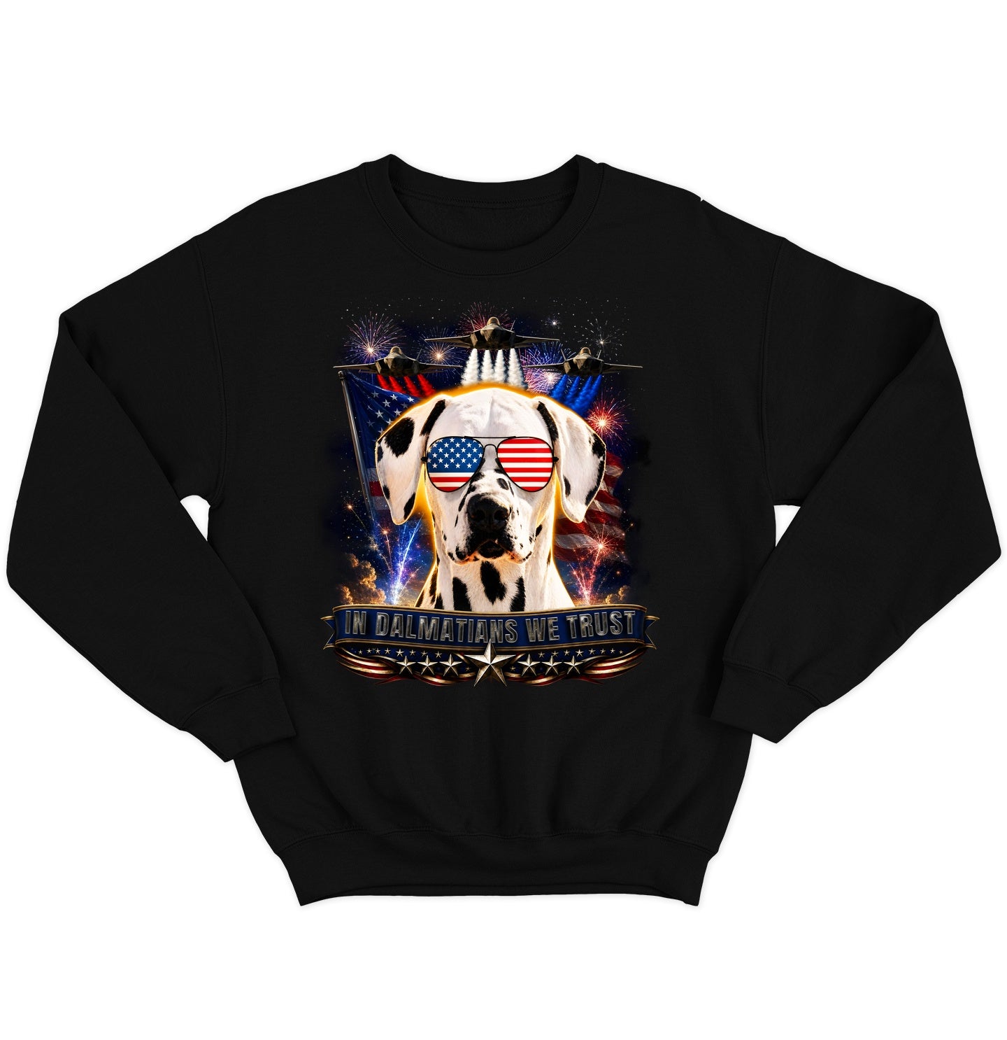 In Dalmatians We Trust - Crewneck Sweatshirt