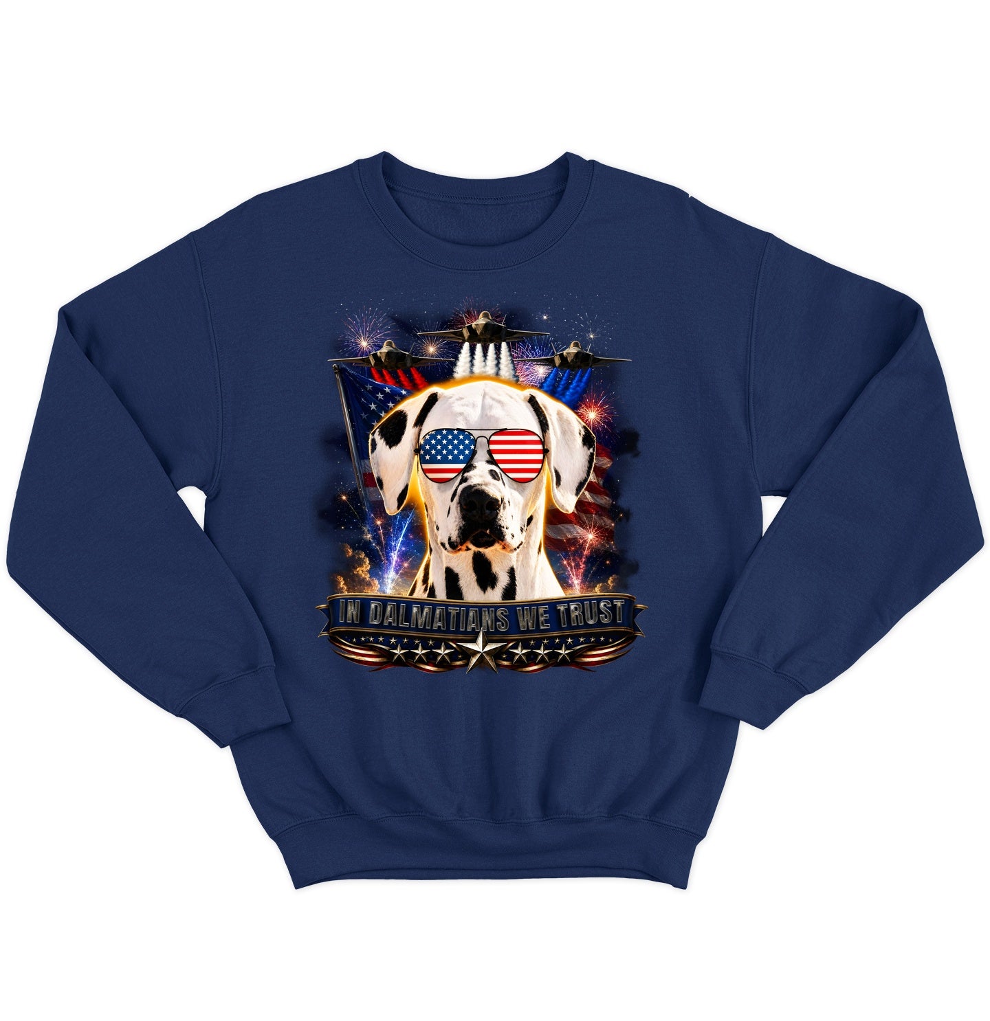 In Dalmatians We Trust - Crewneck Sweatshirt