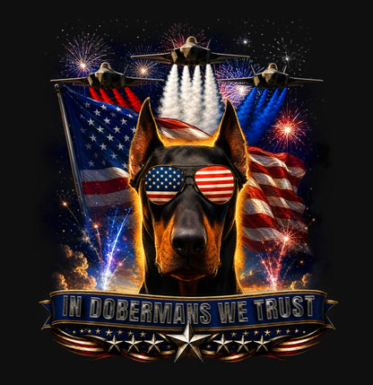 In Doberman Pinschers We Trust - Crewneck Sweatshirt