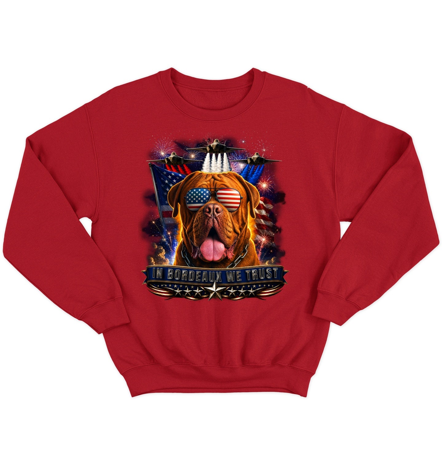 In Dogues de Bordeaux We Trust - Crewneck Sweatshirt