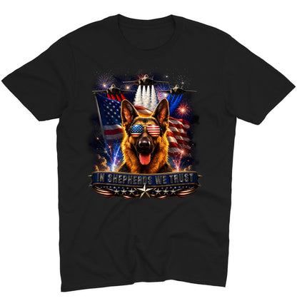 In German Shepherd Dogs We Trust - Adult Unisex T-Shirt