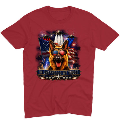In German Shepherd Dogs We Trust - Adult Unisex T-Shirt