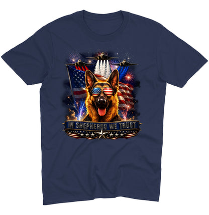 In German Shepherd Dogs We Trust - Adult Unisex T-Shirt