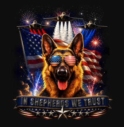 In German Shepherd Dogs We Trust - Crewneck Sweatshirt
