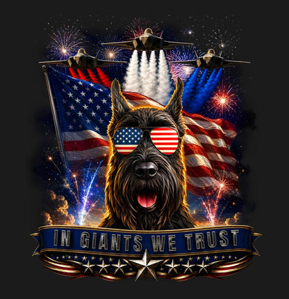 In Giant Schnauzers We Trust - Adult Unisex T-Shirt