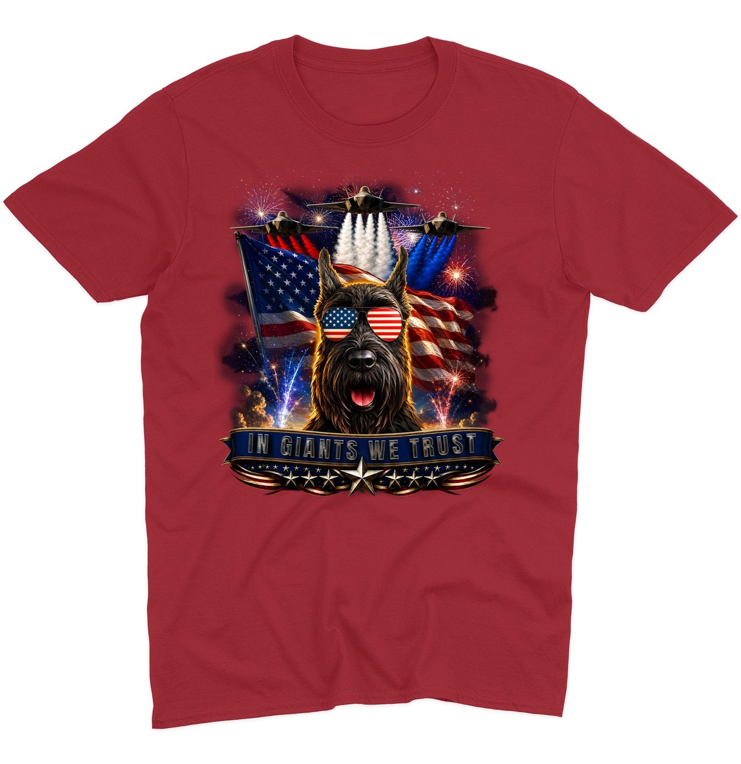 In Giant Schnauzers We Trust - Adult Unisex T-Shirt