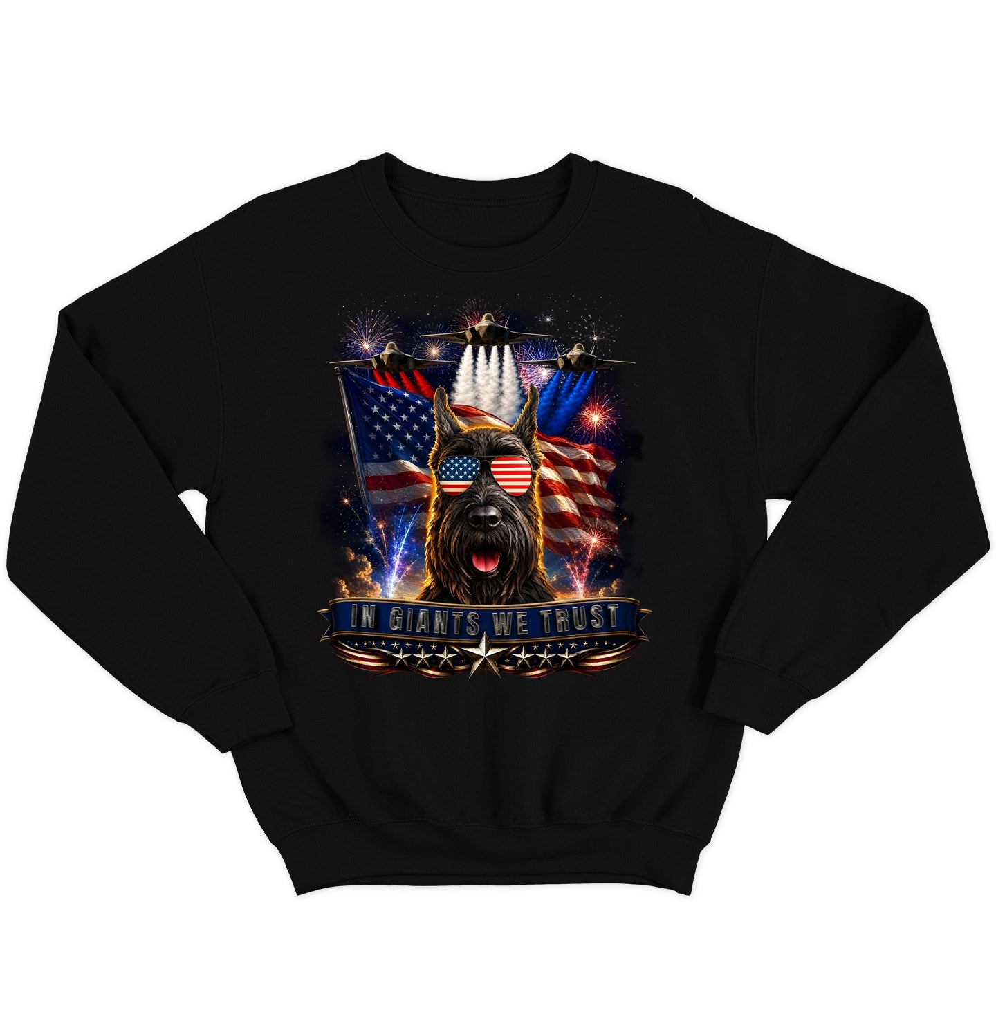 In Giant Schnauzers We Trust - Crewneck Sweatshirt