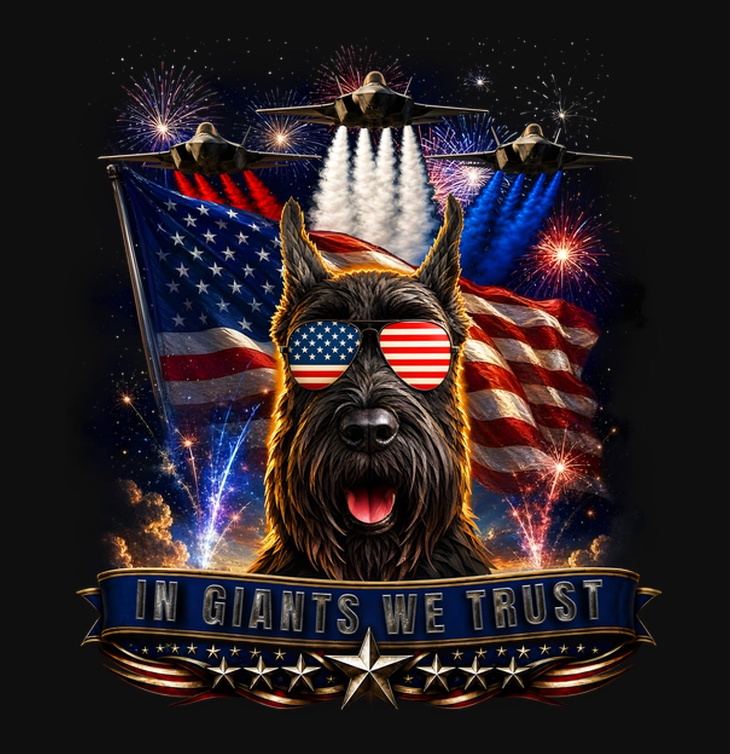 In Giant Schnauzers We Trust - Crewneck Sweatshirt