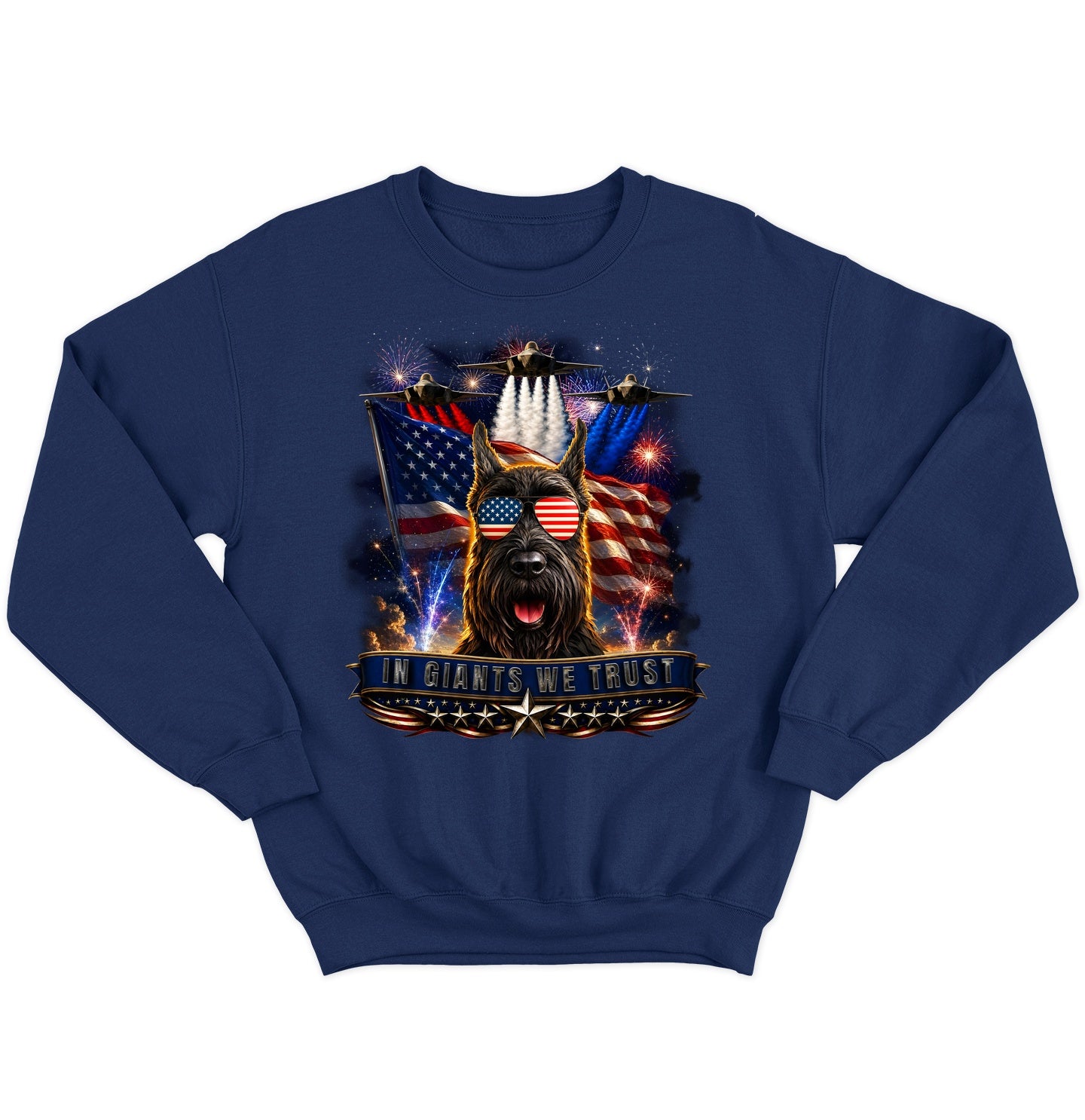 In Giant Schnauzers We Trust - Crewneck Sweatshirt