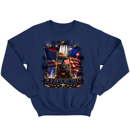 In Giant Schnauzers We Trust - Crewneck Sweatshirt