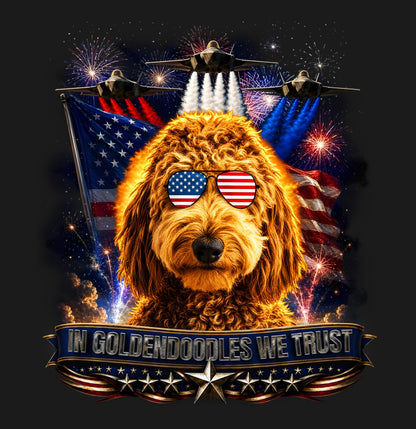 In Goldendoodles We Trust - Adult Unisex T-Shirt
