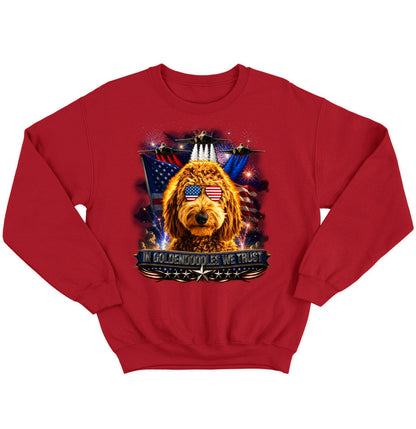 In Goldendoodles We Trust - Crewneck Sweatshirt