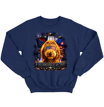 In Goldendoodles We Trust - Crewneck Sweatshirt