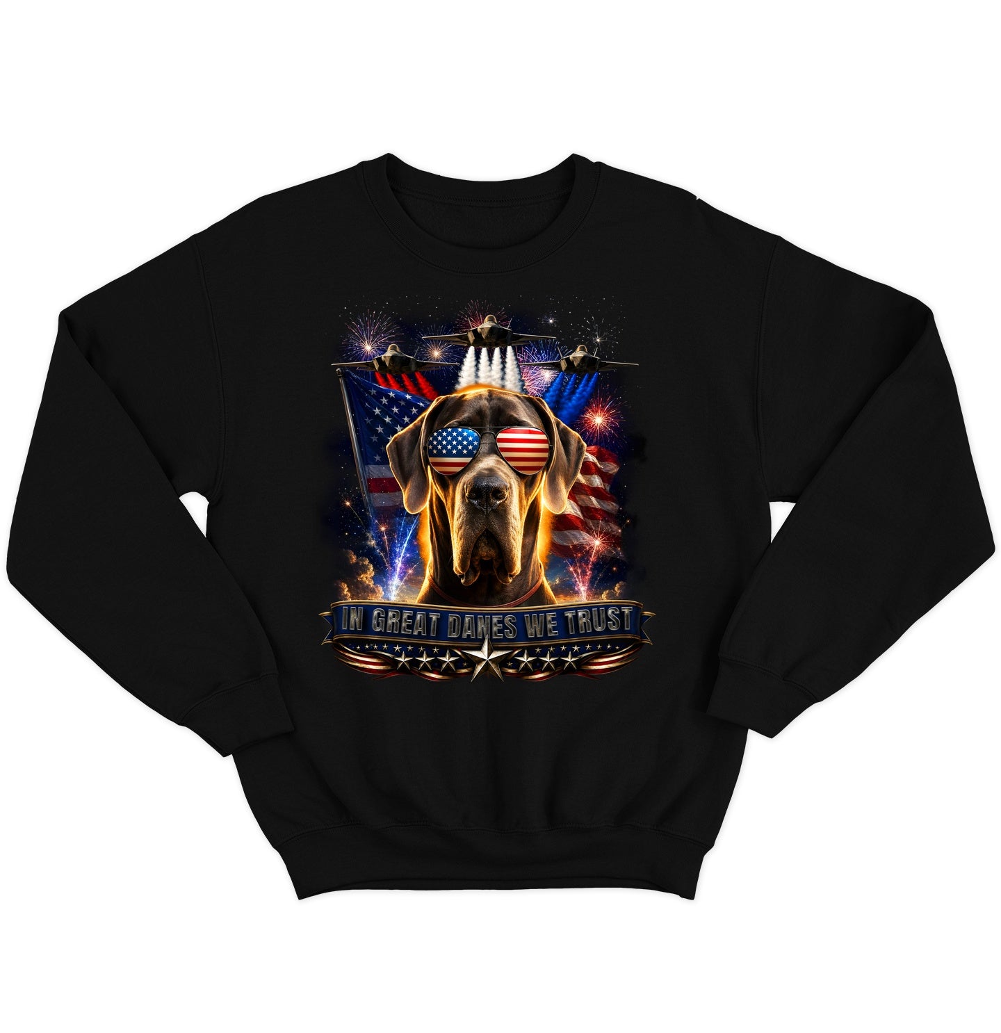 In Great Danes We Trust - Crewneck Sweatshirt