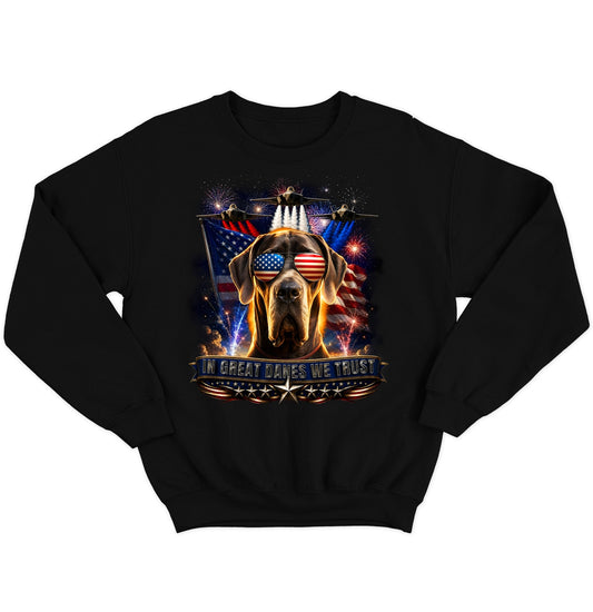 In Great Danes We Trust - Crewneck Sweatshirt