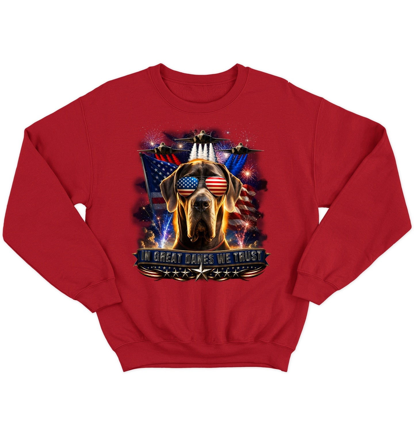 In Great Danes We Trust - Crewneck Sweatshirt