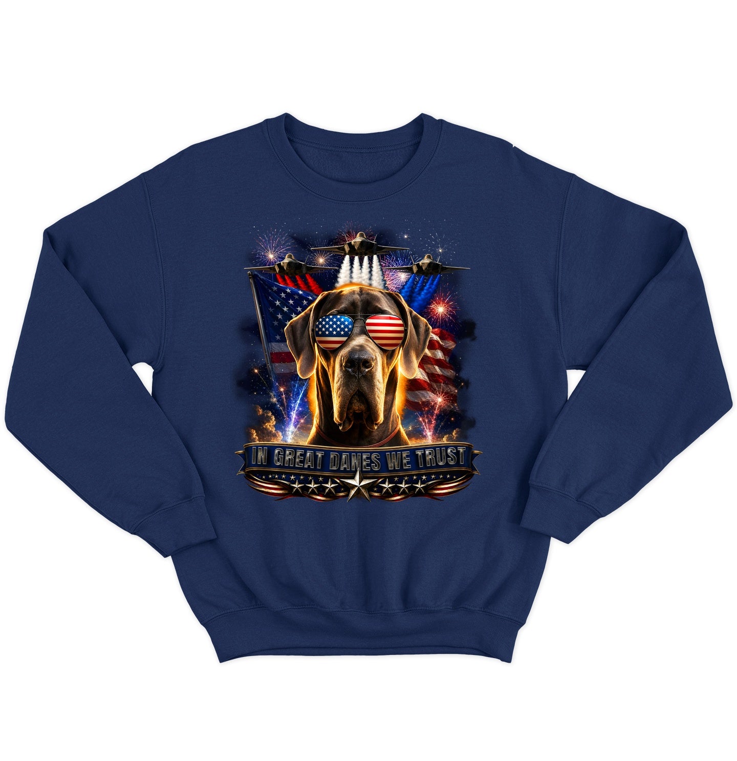 In Great Danes We Trust - Crewneck Sweatshirt