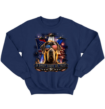 In Great Danes We Trust - Crewneck Sweatshirt