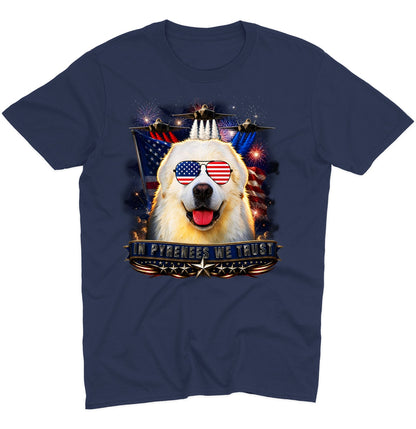 In Great Pyrenees We Trust - Adult Unisex T-Shirt