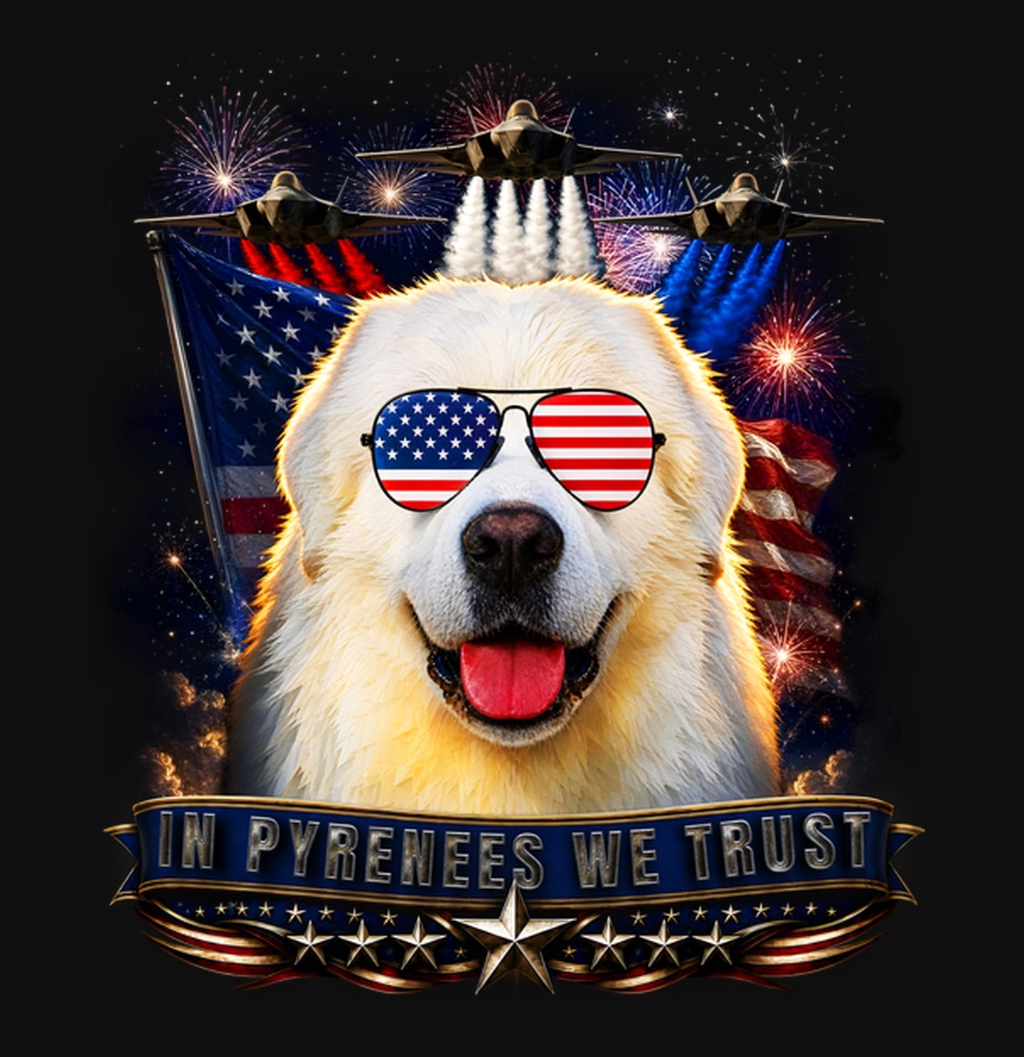 In Great Pyrenees We Trust - Crewneck Sweatshirt