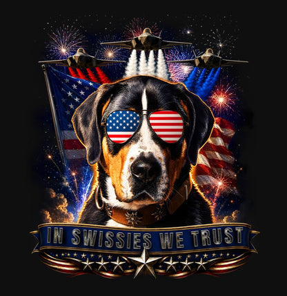 In Greater Swiss Mountain Dogs We Trust - Crewneck Sweatshirt