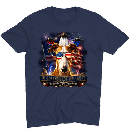 In Greyhounds We Trust - Adult Unisex T-Shirt