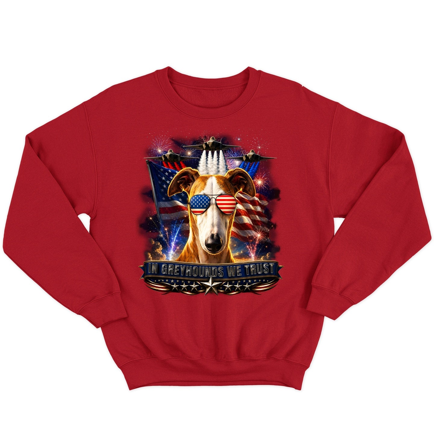 In Greyhounds We Trust - Crewneck Sweatshirt