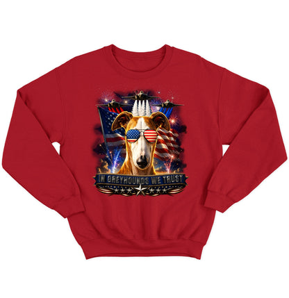 In Greyhounds We Trust - Crewneck Sweatshirt