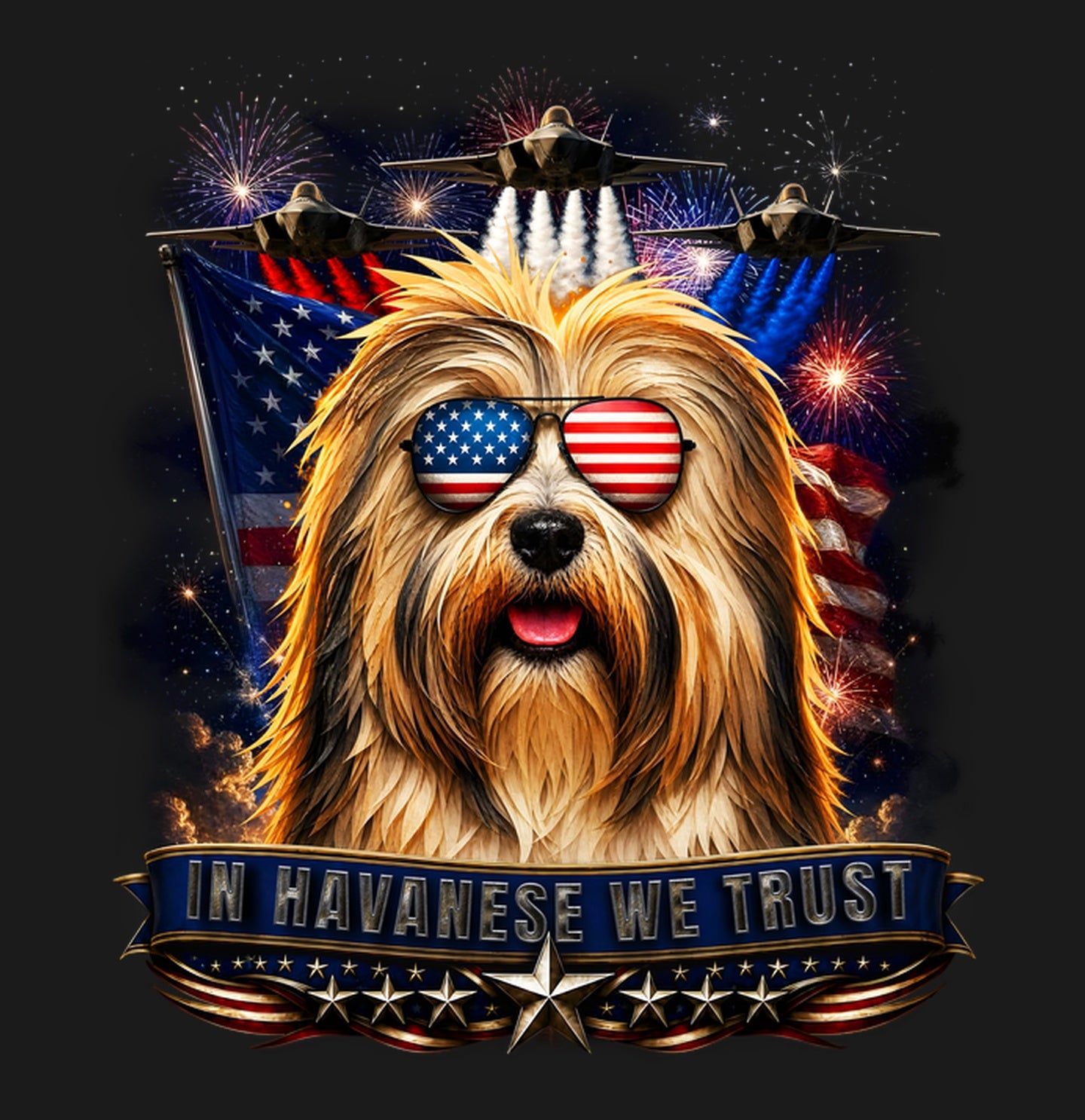 In Havanese We Trust - Adult Unisex T-Shirt
