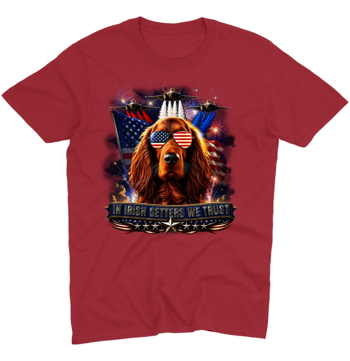 In Irish Setters We Trust - Adult Unisex T-Shirt