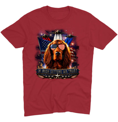 In Irish Setters We Trust - Adult Unisex T-Shirt