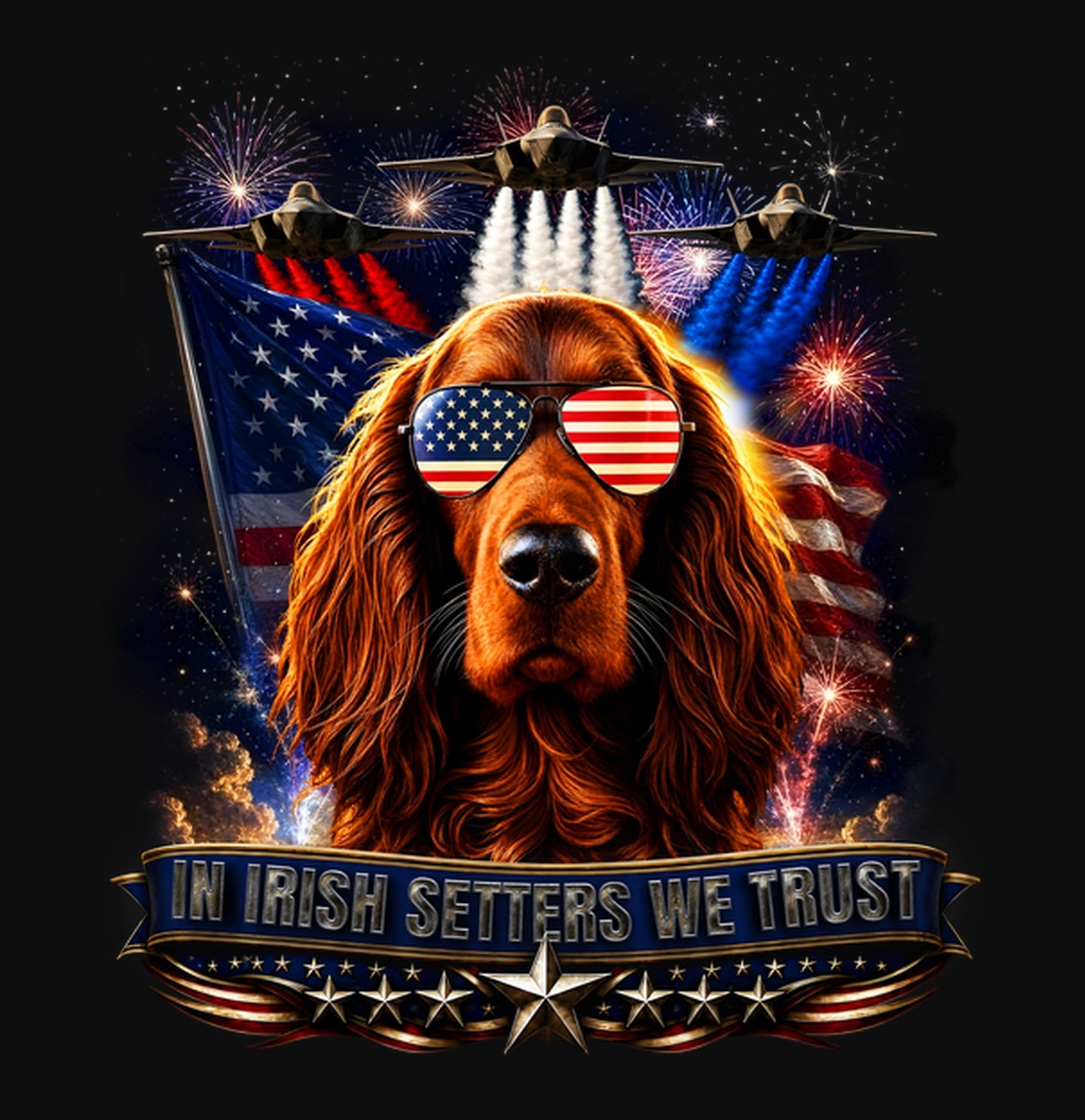 In Irish Setters We Trust - Crewneck Sweatshirt