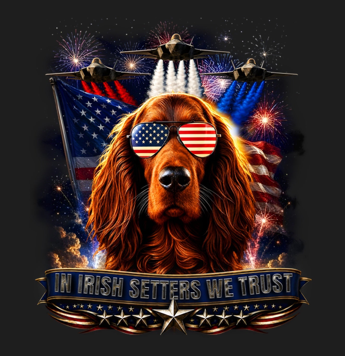 In Irish Setters We Trust - Women's V-Neck T-Shirt