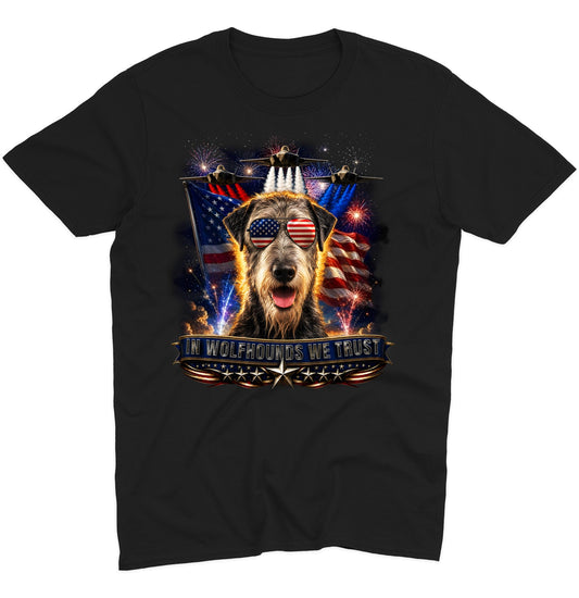 In Irish Wolfhounds We Trust - Adult Unisex T-Shirt