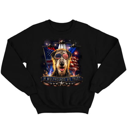 In Irish Wolfhounds We Trust - Crewneck Sweatshirt