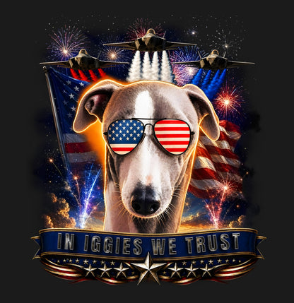 In Italian Greyhounds We Trust - Adult Unisex T-Shirt