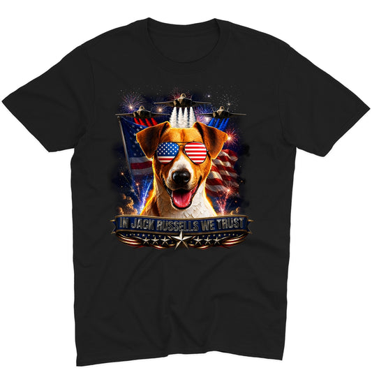 In Jack Russell Terriers We Trust - Adult Unisex T-Shirt