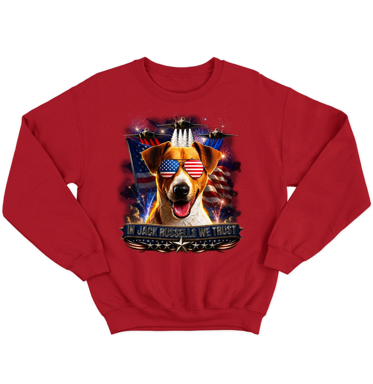 In Jack Russell Terriers We Trust - Crewneck Sweatshirt
