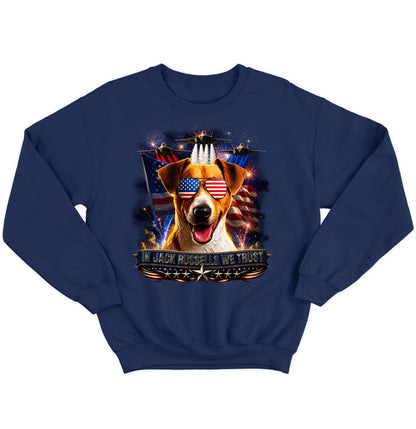 In Jack Russell Terriers We Trust - Crewneck Sweatshirt