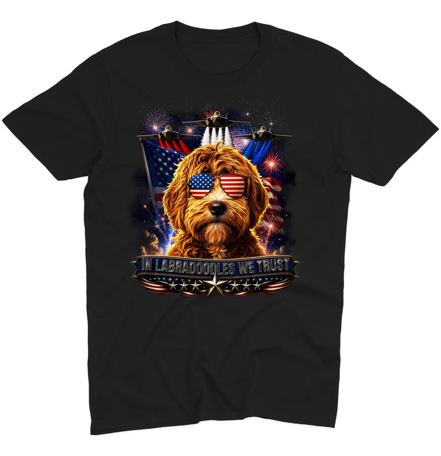 In Labradoodles We Trust - Adult Unisex T-Shirt