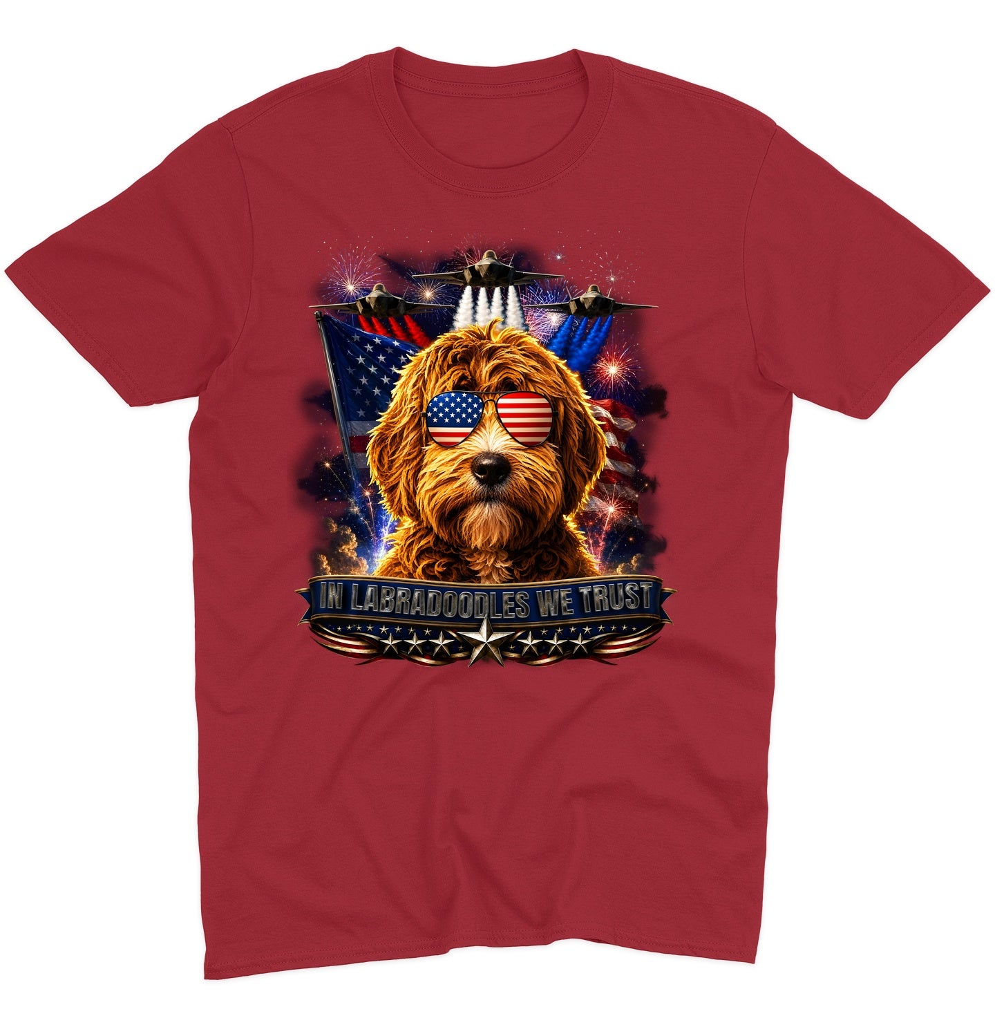 In Labradoodles We Trust - Adult Unisex T-Shirt