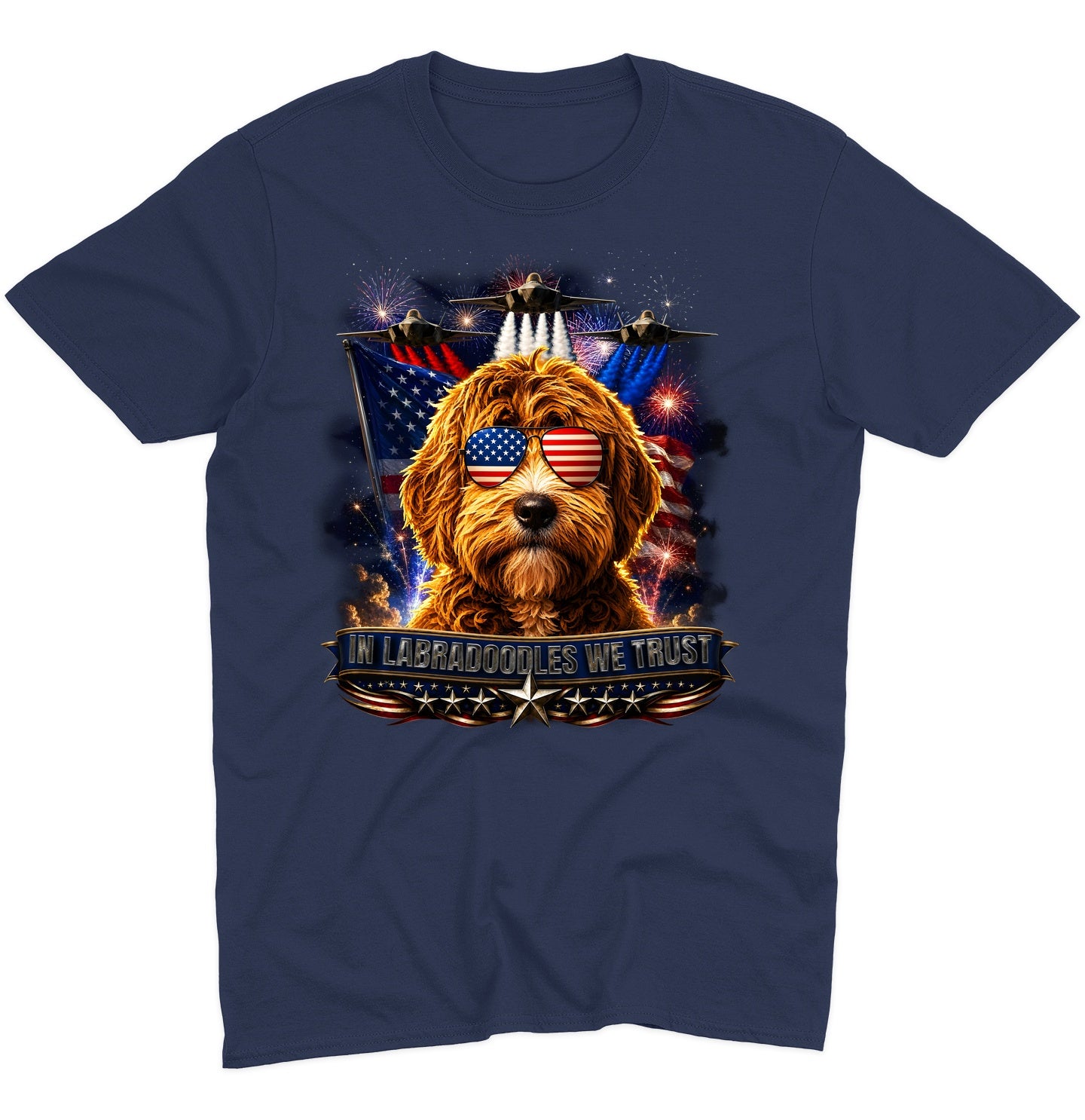 In Labradoodles We Trust - Adult Unisex T-Shirt