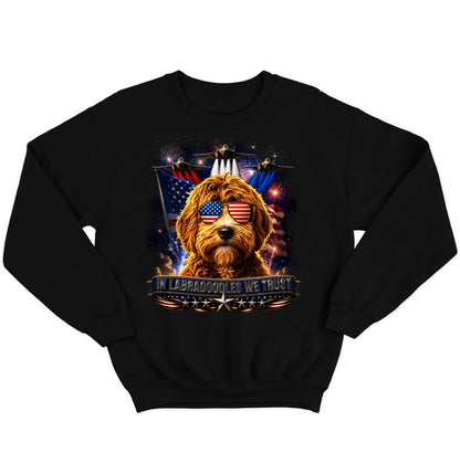 In Labradoodles We Trust - Crewneck Sweatshirt