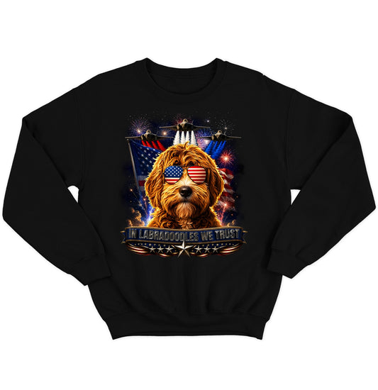 In Labradoodles We Trust - Crewneck Sweatshirt