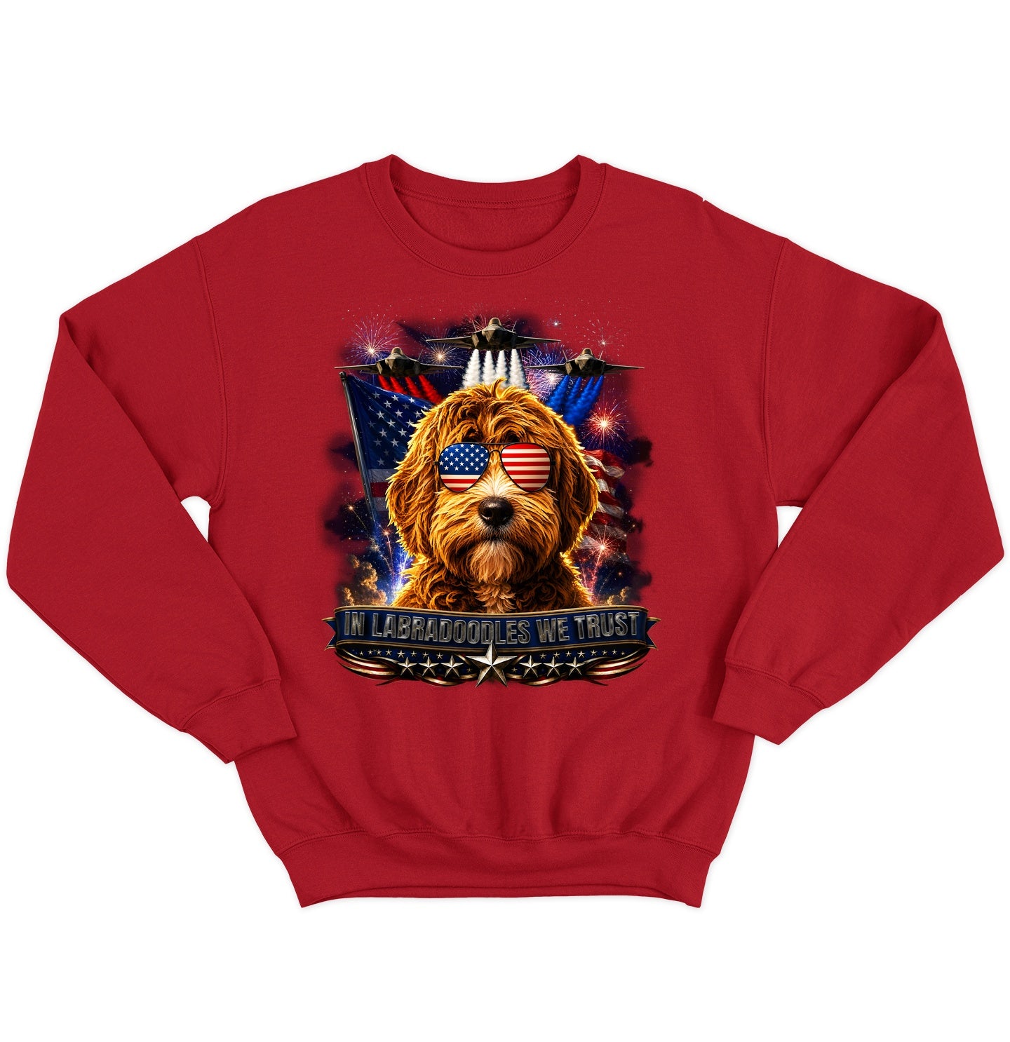 In Labradoodles We Trust - Crewneck Sweatshirt