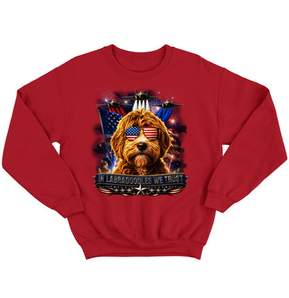 In Labradoodles We Trust - Crewneck Sweatshirt