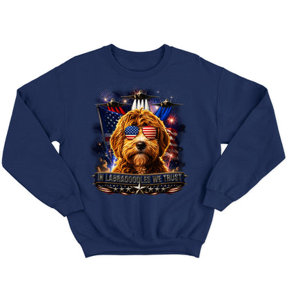 In Labradoodles We Trust - Crewneck Sweatshirt