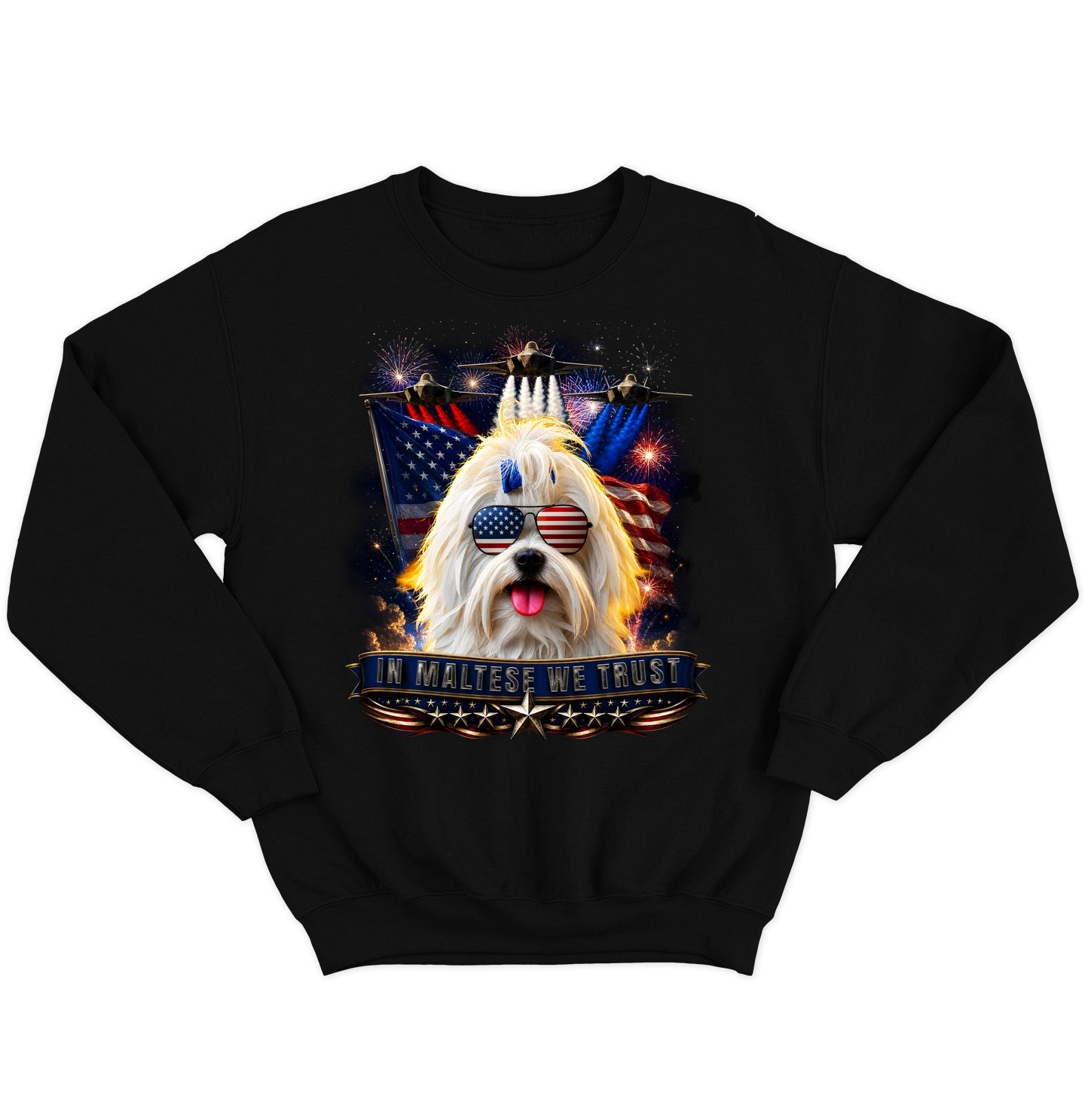 In Maltese We Trust - Crewneck Sweatshirt
