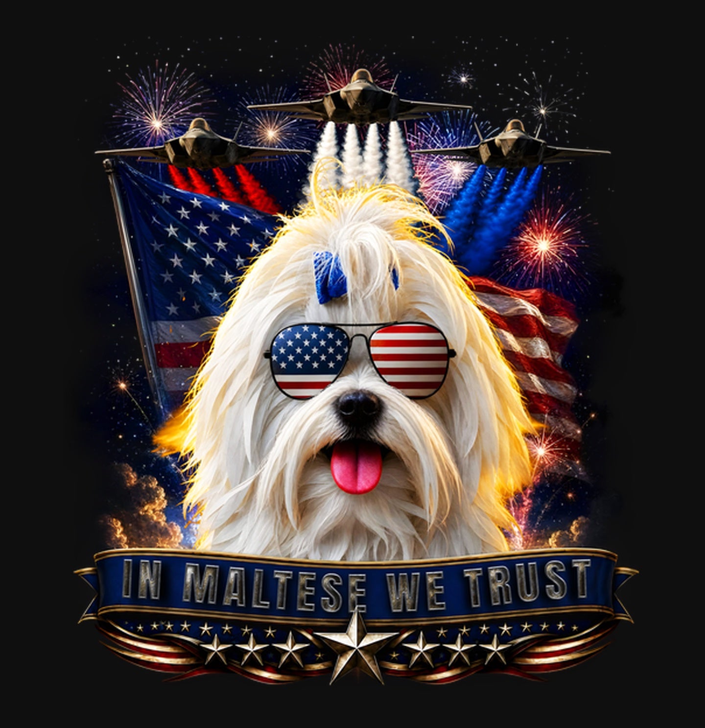 In Maltese We Trust - Crewneck Sweatshirt